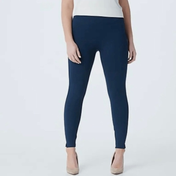 SPANX The Perfect Ponte Ankle Leggings Classic Navy Size XL NWT - Picture 2 of 8
